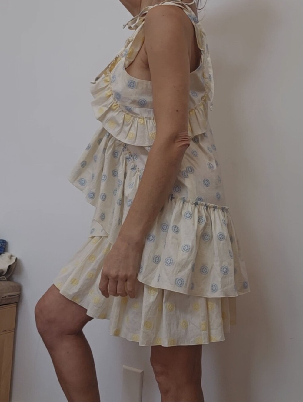 Nwot Nadya Dzyak Ukraine Runway Silk Taffeta Polka Dot Abstract Zimmerman Dress - Picture 11 of 11